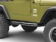 3-Inch Tube Side Step Bars; Gloss Black (87-06 Jeep Wrangler YJ & TJ, Excluding Unlimited)