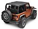 Fold Back Soft Top; Black Diamond (07-18 Jeep Wrangler JK 2-Door)