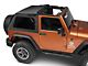 Fold Back Soft Top; Black Diamond (07-18 Jeep Wrangler JK 2-Door)