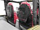 Front Seat Covers; Black/Red (87-02 Jeep Wrangler YJ & TJ)