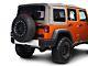 Rugged Ridge Rear Bumper Applique; Silver (07-18 Jeep Wrangler JK)