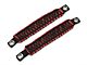 Rugged Ridge Paracord A-Pillar Mounted Grab Handles; Red (07-24 Jeep Wrangler JK & JL)