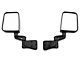 Rugged Ridge Door Mirrors; Black (87-02 Jeep Wrangler YJ & TJ)