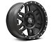 ICON Alloys Six Speed Satin Black Wheel; 17x8.5 (18-24 Jeep Wrangler JL)