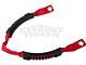 Rugged Ridge Rear Dual Grab Strap; Red (07-18 Jeep Wrangler JK 4-Door)