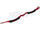 Rugged Ridge Rear Dual Grab Strap; Red (07-18 Jeep Wrangler JK 4-Door)