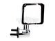 Rugged Ridge Door Mirrors; Chrome (07-18 Jeep Wrangler JK)