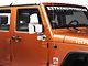 Rugged Ridge Door Mirrors with LED Turn Signals; Chrome (07-18 Jeep Wrangler JK)