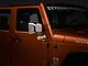 Rugged Ridge Door Mirrors with LED Turn Signals; Chrome (07-18 Jeep Wrangler JK)