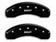 MGP Brake Caliper Covers with MGP Logo; Black; Front and Rear (07-18 Jeep Wrangler JK)