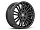 Black Rhino Glamis Matte Black Wheel; 20x9 (18-24 Jeep Wrangler JL)