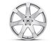 Black Rhino Mozambique Silver Wheel; 20x8.5; 30mm Offset (07-18 Jeep Wrangler JK)