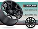 Black Rhino Overland Matte Black Wheel; 17x9.5 (18-24 Jeep Wrangler JL)