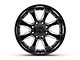 Black Rhino Selkirk Gloss Black Milled Wheel; 17x9 (18-24 Jeep Wrangler JL)