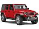 RedRock Stubby Winch Front Bumper with LED Fog Lights (18-24 Jeep Wrangler JL)