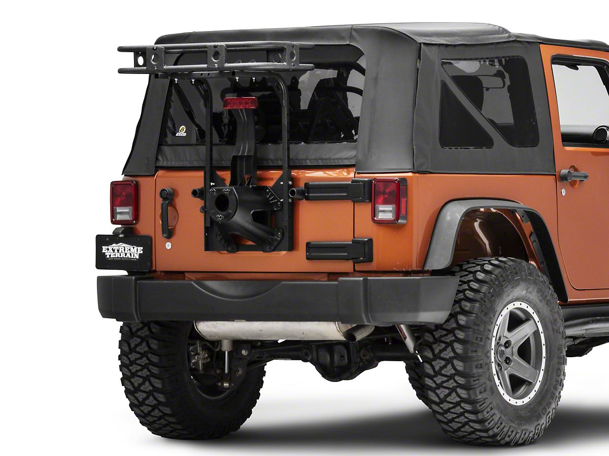 Smittybilt Defender Rack Tailgate Basket (07-18 Jeep Wrangler JK)