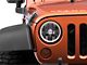 Delta Lights 7-Inch Halo H.I.D. Headlights; Chrome Housing; Clear Lens (07-18 Jeep Wrangler JK)