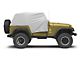 MasterTop Full Door Cab Cover; Gray Denim (92-06 Jeep Wrangler YJ & TJ)