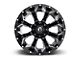 Fuel Wheels Assault Gloss Black Milled Wheel; 18x9; 1mm Offset (97-06 Jeep Wrangler TJ)