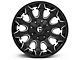 Fuel Wheels Battle Axe Gloss Black Milled Wheel; 18x9; -12mm Offset (84-01 Jeep Cherokee XJ)