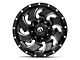 Fuel Wheels Cleaver Gloss Black Milled Wheel; 17x9 (97-06 Jeep Wrangler TJ)