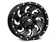 Fuel Wheels Cleaver Gloss Black Milled Wheel; 18x9 (87-95 Jeep Wrangler YJ)