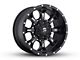 Fuel Wheels Krank Matte Black Milled Wheel; 20x10; -12mm Offset (84-01 Jeep Cherokee XJ)