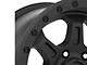 Fuel Wheels Krank Matte Black Milled Wheel; 20x9 (87-95 Jeep Wrangler YJ)