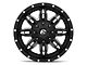 Fuel Wheels Lethal Matte Black Milled Wheel; 18x9; 1mm Offset (87-95 Jeep Wrangler YJ)