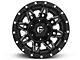 Fuel Wheels Lethal Matte Black Milled Wheel; 20x9; 1mm Offset (97-06 Jeep Wrangler TJ)