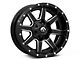 Fuel Wheels Maverick Gloss Black Milled Wheel; 17x9 (87-95 Jeep Wrangler YJ)