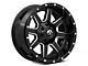 Fuel Wheels Maverick Gloss Black Milled Wheel; 22x12 (97-06 Jeep Wrangler TJ)