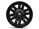 Fuel Wheels Sledge Gloss and Matte Black Wheel; 17x9 (87-95 Jeep Wrangler YJ)