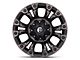 Fuel Wheels Vapor Matte Black Machined Wheel; 20x9 (84-01 Jeep Cherokee XJ)