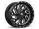 Fuel Wheels Triton Gloss Black Milled Wheel; 20x12 (97-06 Jeep Wrangler TJ)