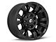 Fuel Wheels Vapor Matte Black Wheel; 20x10; -18mm Offset (97-06 Jeep Wrangler TJ)