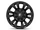 Fuel Wheels Vapor Matte Black Wheel; 20x10; -18mm Offset (97-06 Jeep Wrangler TJ)