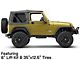 Fuel Wheels Vapor Matte Black Wheel; 20x10 (97-06 Jeep Wrangler TJ)