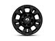 Fuel Wheels Vapor Matte Black Wheel; 15x8; -16mm Offset (97-06 Jeep Wrangler TJ)