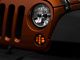 Raxiom Axial Series LED Front Turn Signals; Smoked (07-18 Jeep Wrangler JK)