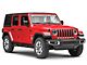 N-Fab Wheel 2 Wheel Nerf Side Step Bars; Textured Black (18-24 Jeep Wrangler JL 4-Door)