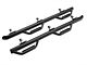 N-Fab Wheel 2 Wheel Nerf Side Step Bars; Textured Black (18-24 Jeep Wrangler JL 4-Door)