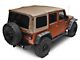 Bestop Supertop NX Soft Top; Tan Twill (07-18 Jeep Wrangler JK 4-Door)