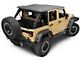 Bestop Trektop NX Glide Soft Top; Gray Twill (07-18 Jeep Wrangler JK 4-Door)