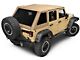 Bestop Trektop NX Glide Soft Top; Tan Twill (07-18 Jeep Wrangler JK 4-Door)