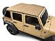 Bestop Trektop NX Glide Soft Top; Tan Twill (07-18 Jeep Wrangler JK 4-Door)