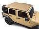 Bestop Trektop NX Glide Soft Top; Tan Twill (07-18 Jeep Wrangler JK 4-Door)