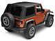 Bestop Trektop NX Soft Top; Black Twill (07-18 Jeep Wrangler JK 2-Door)