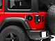 Mopar Fuel Door with Jeep Logo; Satin Chrome (18-22 Jeep Wrangler JL)