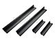 Rugged Ridge Door Entry Guards; Black (07-18 Jeep Wrangler JK 4-Door)